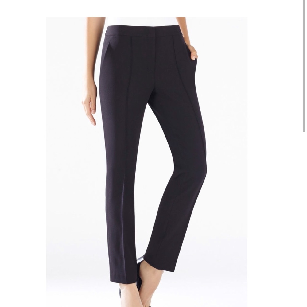 NWT BCBGMaxAzria Elliot Straight-Leg Trousers